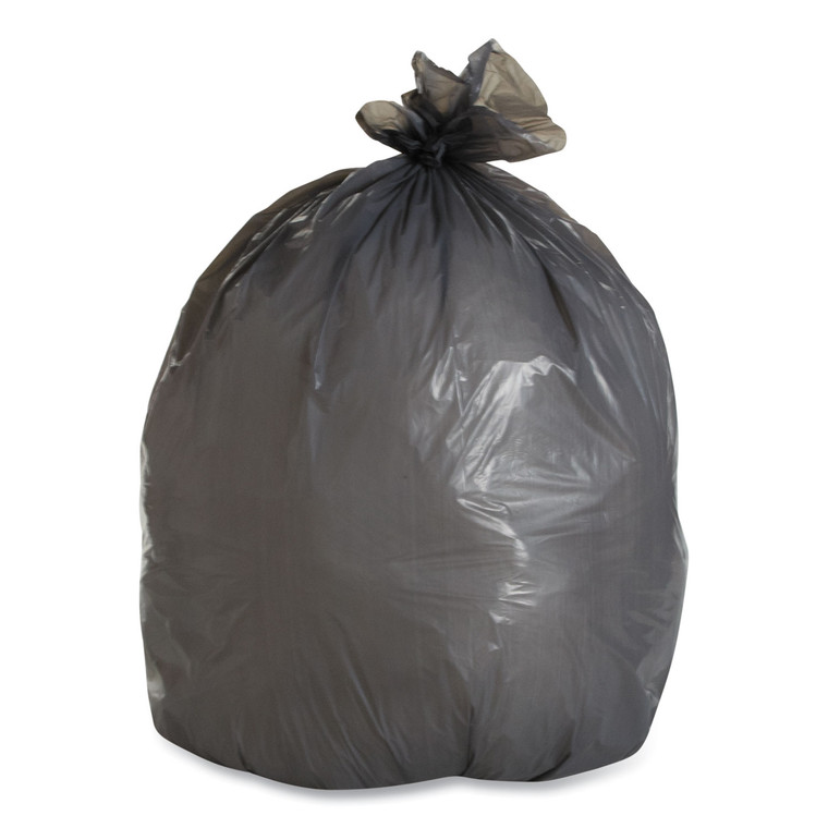 Linear Low Density Industrial Can Liners, 60 Gal, 1.3 Mil, 38 X 58, Gray, 100/carton - BWKG3858G