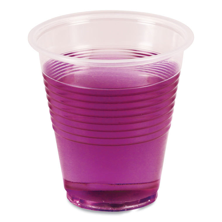 Translucent Plastic Cold Cups, 3 Oz, Polypropylene, 125/pack - BWKTRANSCUP3PK