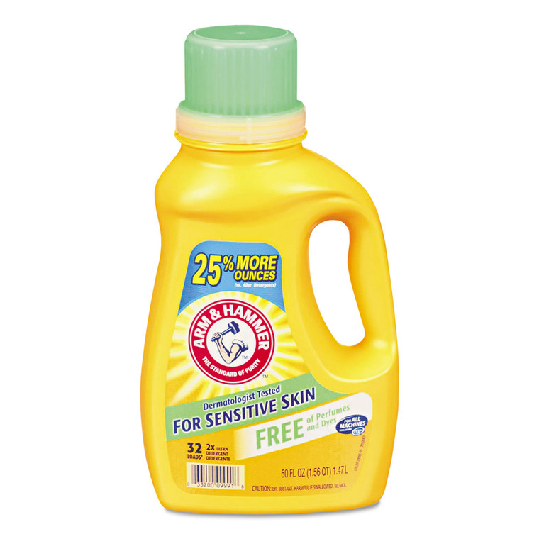 He Compatible Liquid Detergent, Unscented, 50 Oz Bottle - CDC3320000103EA