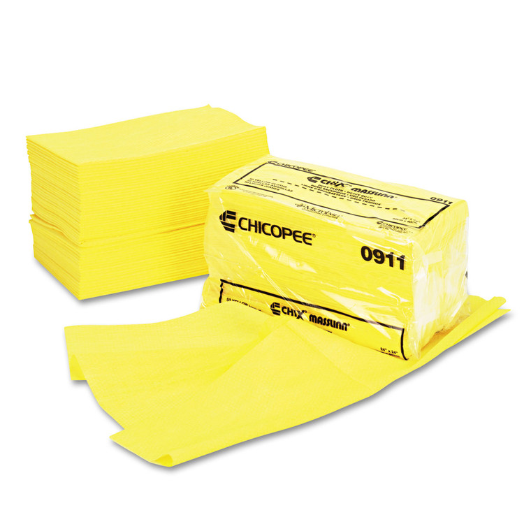 Masslinn Dust Cloths, 24 X 24, Yellow, 50/bag, 2 Bags/carton - CHI0911