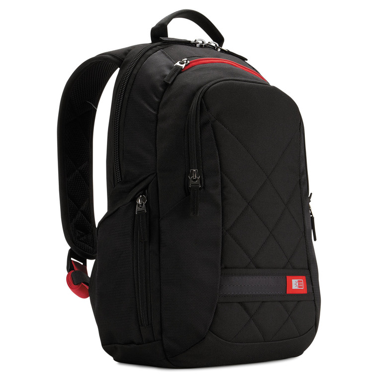 Diamond 14" Backpack, 6.3" X 13.4" X 17.3", Black - CLG3201265