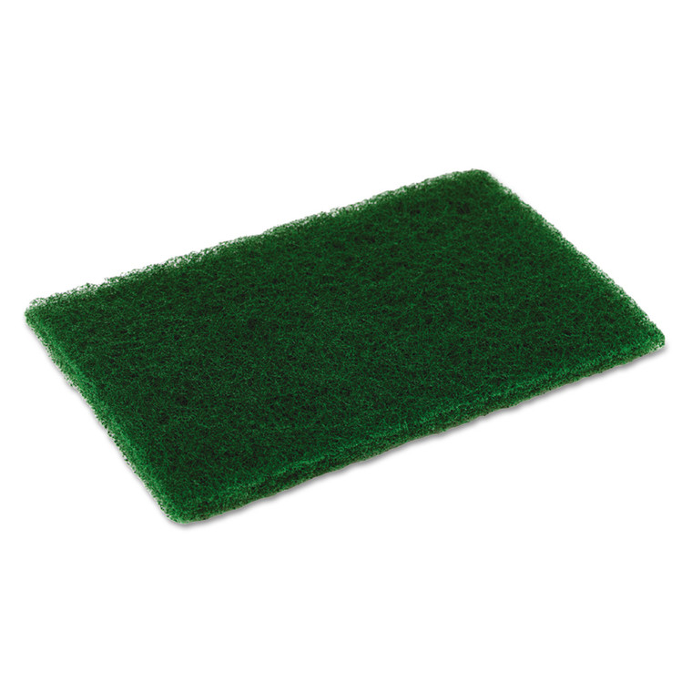 Medium Duty Scouring Pad, 6 X 9, Green, 10/pack, 6 Packs/carton - CMCMD6900