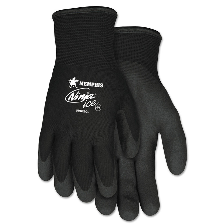 Ninja Ice Gloves, Black, Large - CRWN9690L