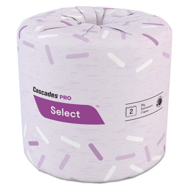 Select Standard Bathroom Tissue, 2-Ply, White, 4.31 X 3.25, 550/roll, 80 Roll/carton - CSDB201