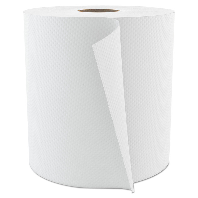Select Roll Paper Towels, 1-Ply, 7.9" X 800 Ft, White, 6/carton - CSDH084