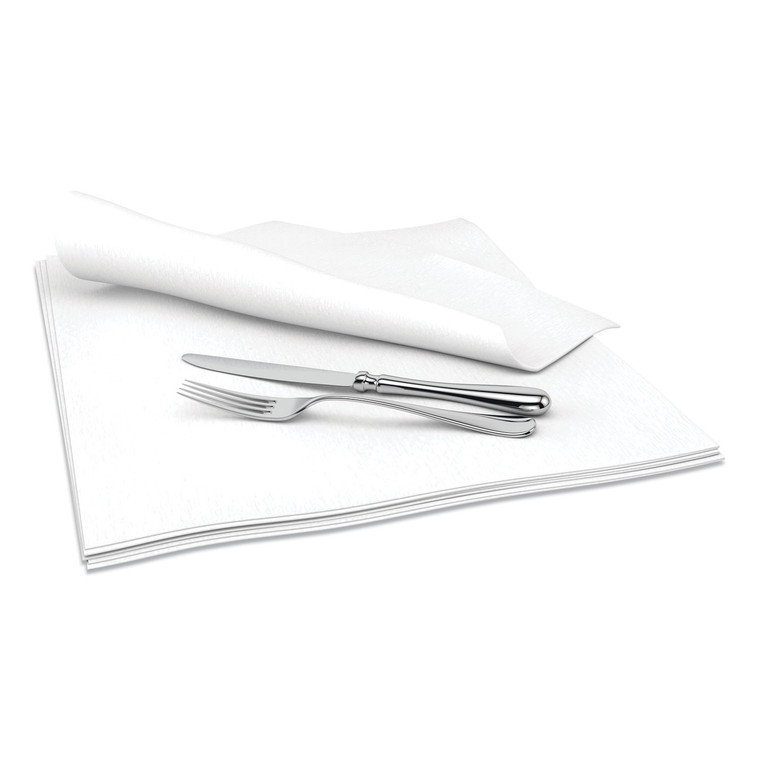 Select Dinner Napkins, 1-Ply, 15 X 15, White, 1000/carton - CSDN692