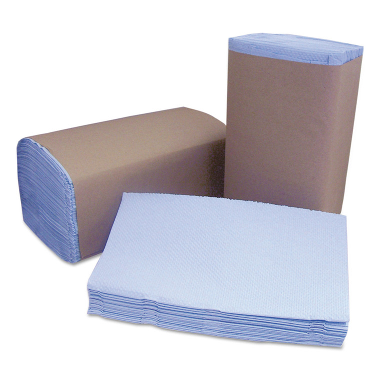 Tuff-Job Windshield Towels, 2 Ply, 10.25 X 9.25, Blue, 168/pack, 12 Packs/carton - CSDW120