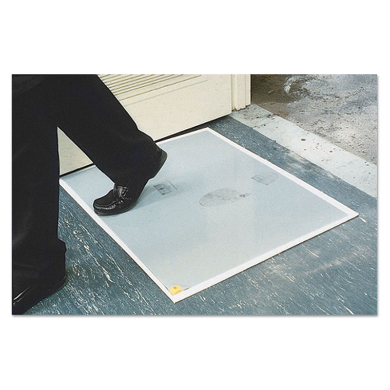 Walk-N-Clean Dirt Grabber Mat 60-Sheet Refill Pad, 30 X 24, Gray - CWNWCRPLPAD