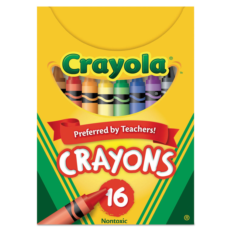 Classic Color Crayons, Tuck Box, 16 Colors - CYO520016