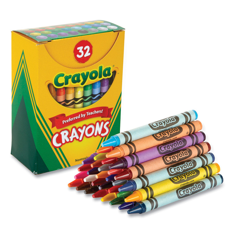 Crayons, Tuck Box, Assorted, 32/box - CYO520322