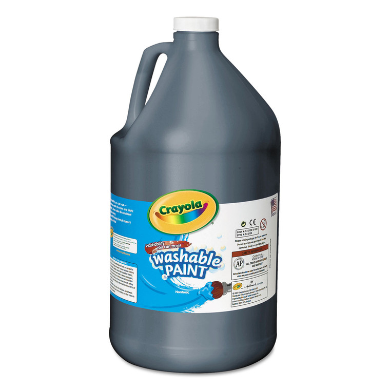 Washable Paint, Brown, 1 Gal Bottle - CYO542128007