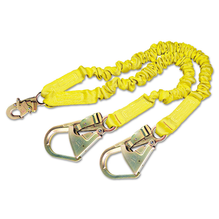 Shockwave2 Shock-Absorbing Lanyard, Steel Hooks, 900lb Maf - DBS1244412