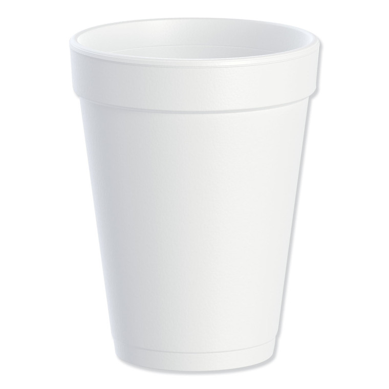 Foam Drink Cups, 14 Oz, White, 1,000/carton - DCC14J16