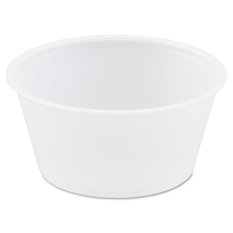 Polystyrene Portion Cups, 3.25 Oz, Translucent, 250/bag, 10 Bags/carton - DCCP325N
