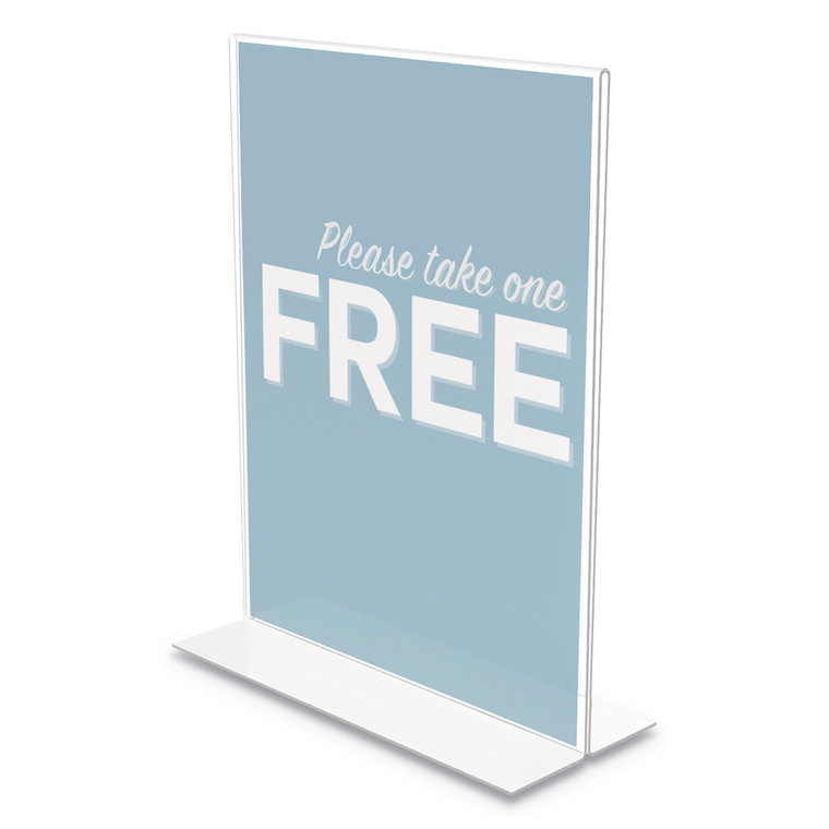 Classic Image Stand-Up Double-Sided Sign Holder, 8 1/2" X 11", 12/pack - DEF69201VP