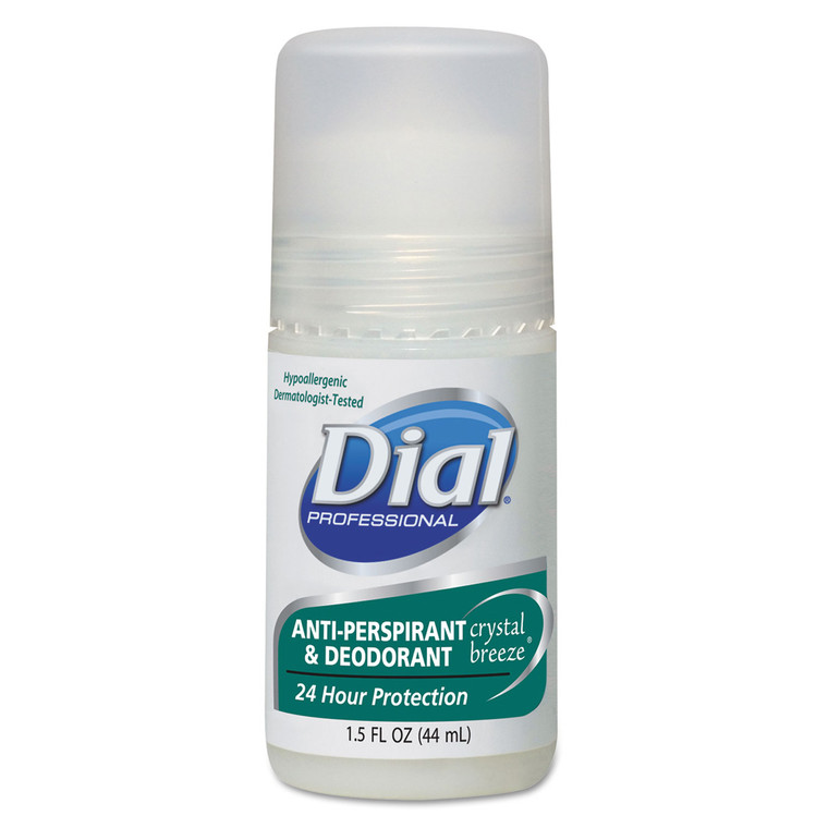 Anti-Perspirant Deodorant, Crystal Breeze, 1.5 Oz, Roll-On Bottle, 48/carton - DIA07686