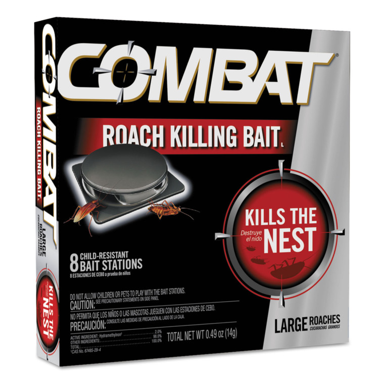 Source Kill Large Roach Killing System, Child-Resistant Disc, 8/box - DIA41913