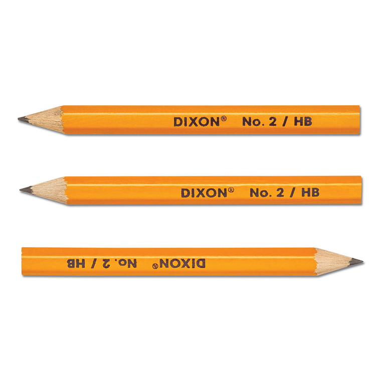 Golf Wooden Pencils, 0.7 Mm, Hb (#2), Black Lead, Yellow Barrel, 144/box - DIXX14998X