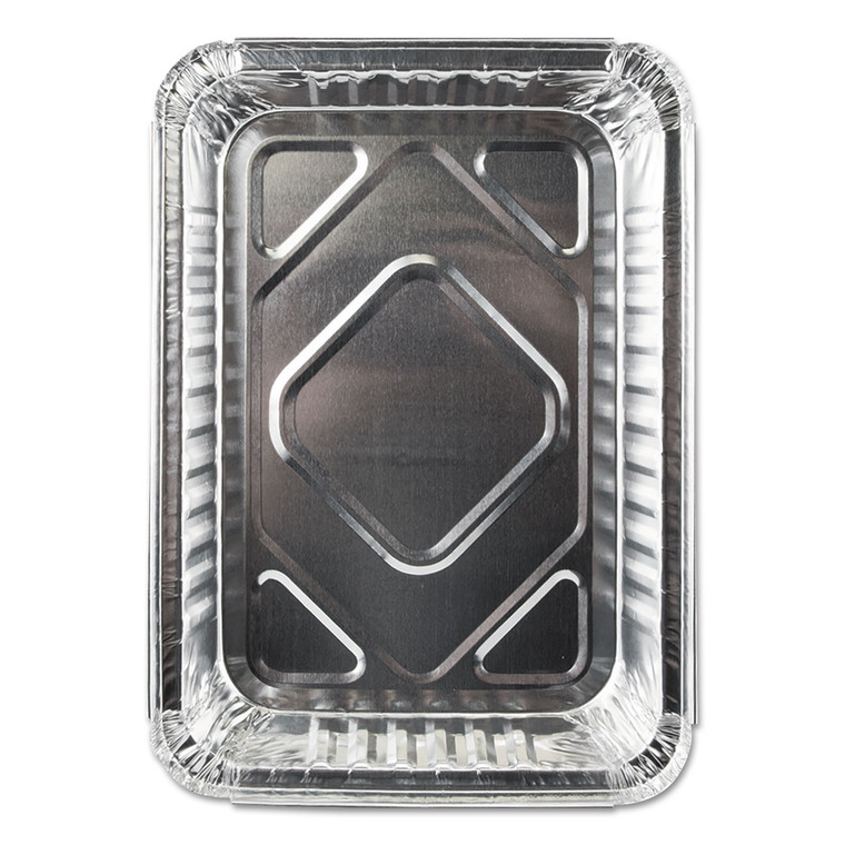 Aluminum Closeable Containers, 1.5 Lb Oblong, 8.69 X 6.13 X 1.56, Silver, 500/carton - DPK23030500