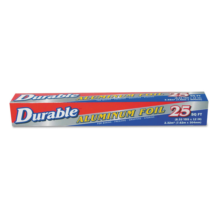 Standard Aluminum Foil Roll, 12" X 25 Ft, 35/carton - DPK9202535