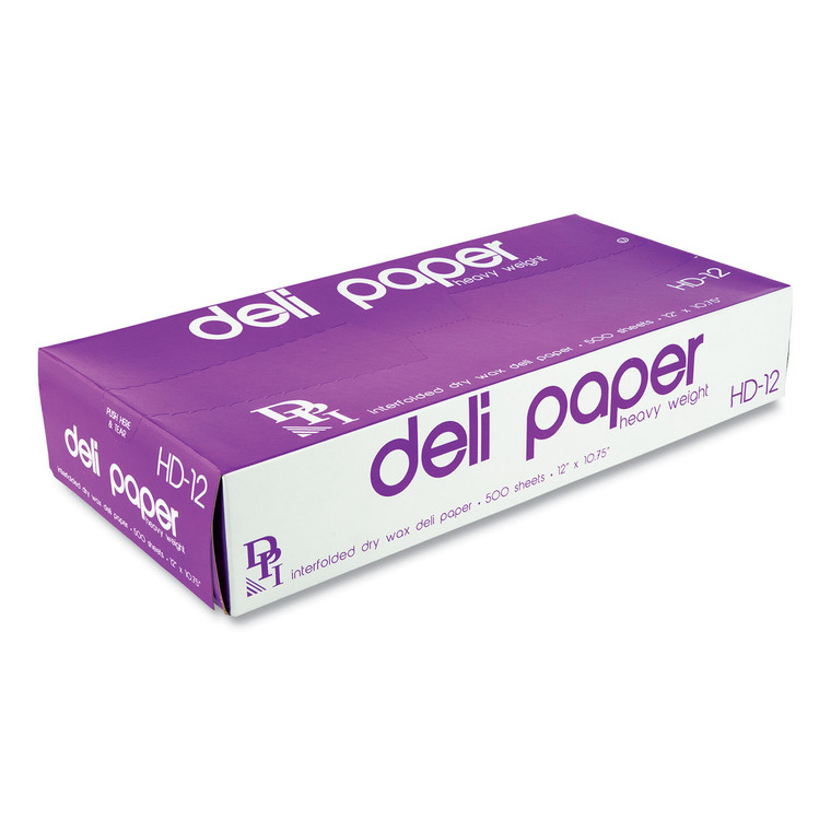 Interfolded Deli Sheets, 10.75 X 12, 500 Sheets/box, 12 Boxes/carton - DPKHD12