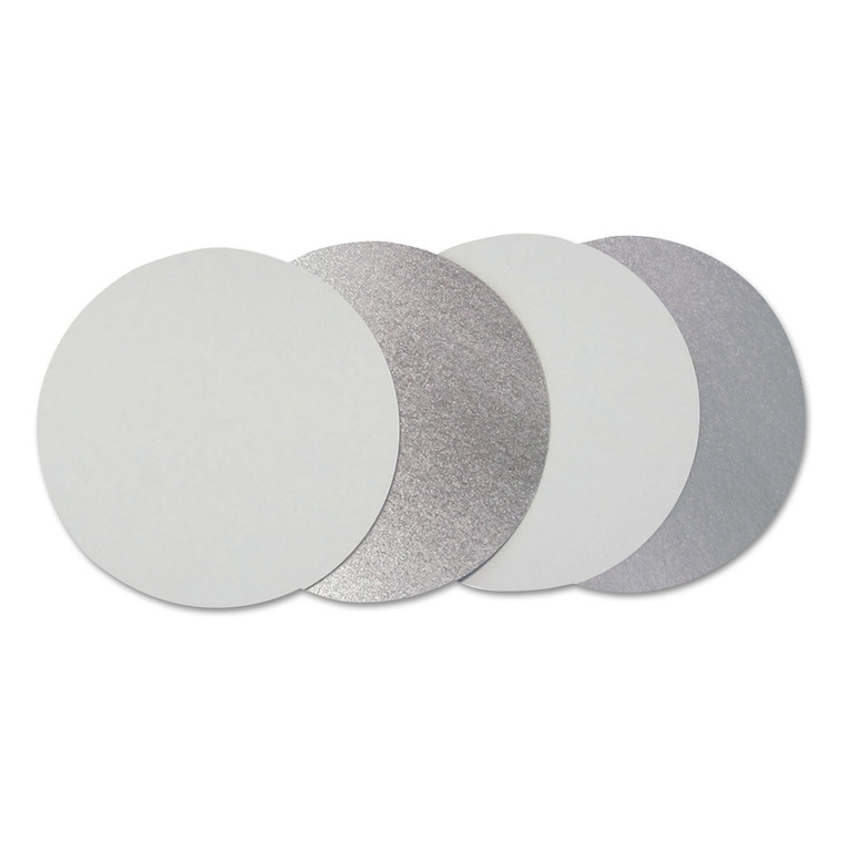 Flat Board Lids, For 7" Round Containers, Silver, 500 /carton - DPKL270500