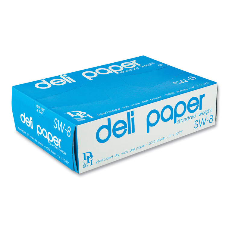 Interfolded Deli Sheets, 8 X 10.75, 500 Sheets/box, 12 Boxes/carton - DPKSW8XX