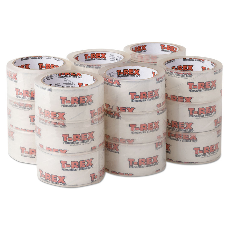 Packaging Tape, 1.88" Core, 1.88" X 35 Yds, Crystal Clear, 18/pack - DUC285724