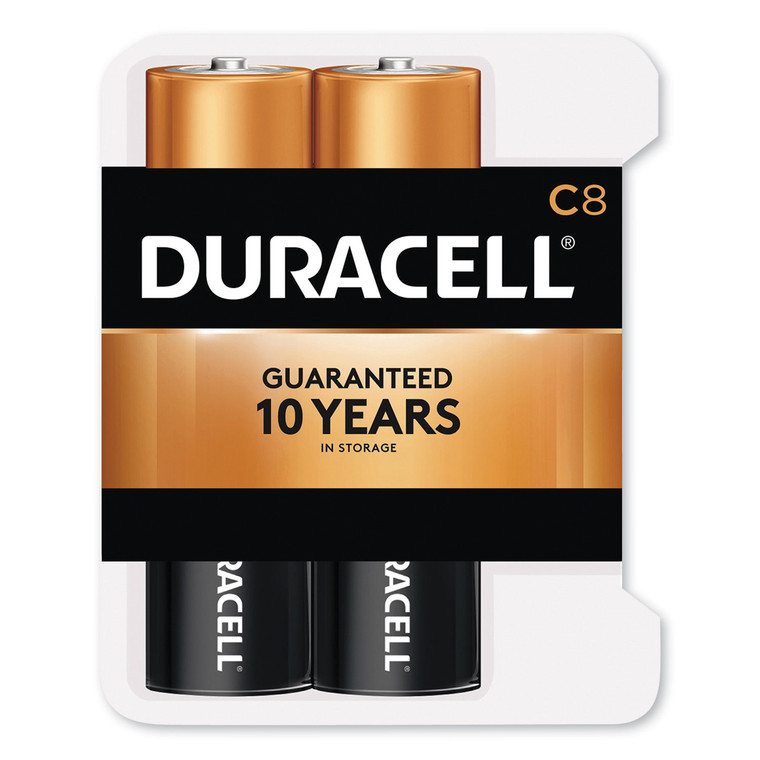 Coppertop Alkaline C Batteries, 8/pack - DURMN14RT8Z