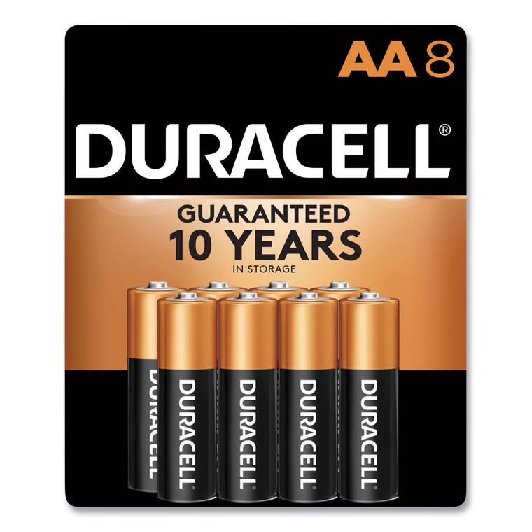 Coppertop Alkaline Aa Batteries, 8/pack - DURMN1500B8Z