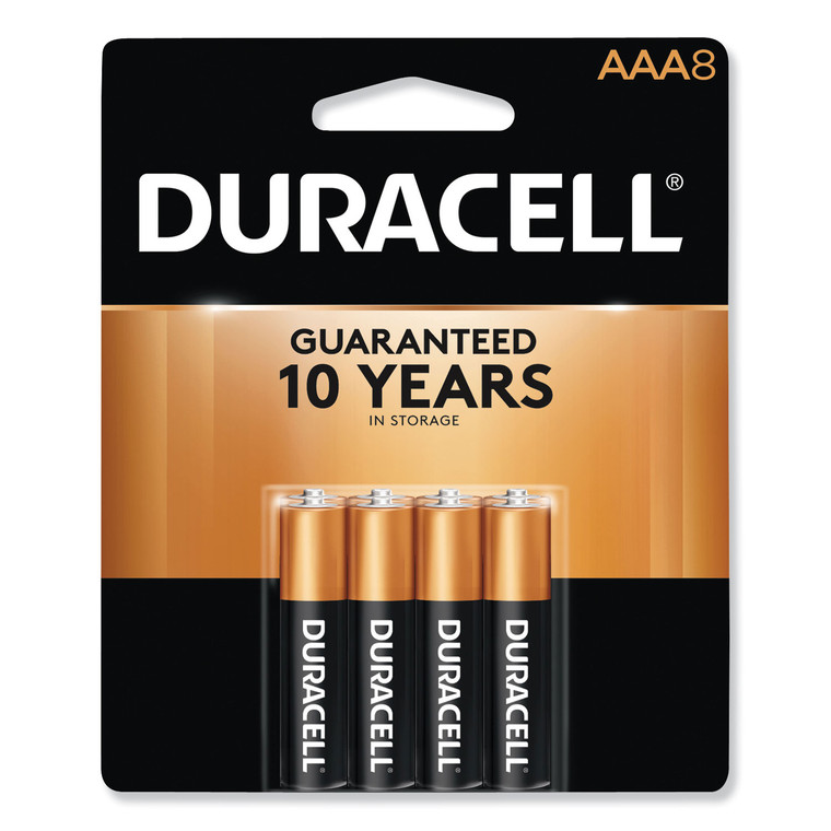 Coppertop Alkaline Aaa Batteries, 8/pack - DURMN2400B8Z