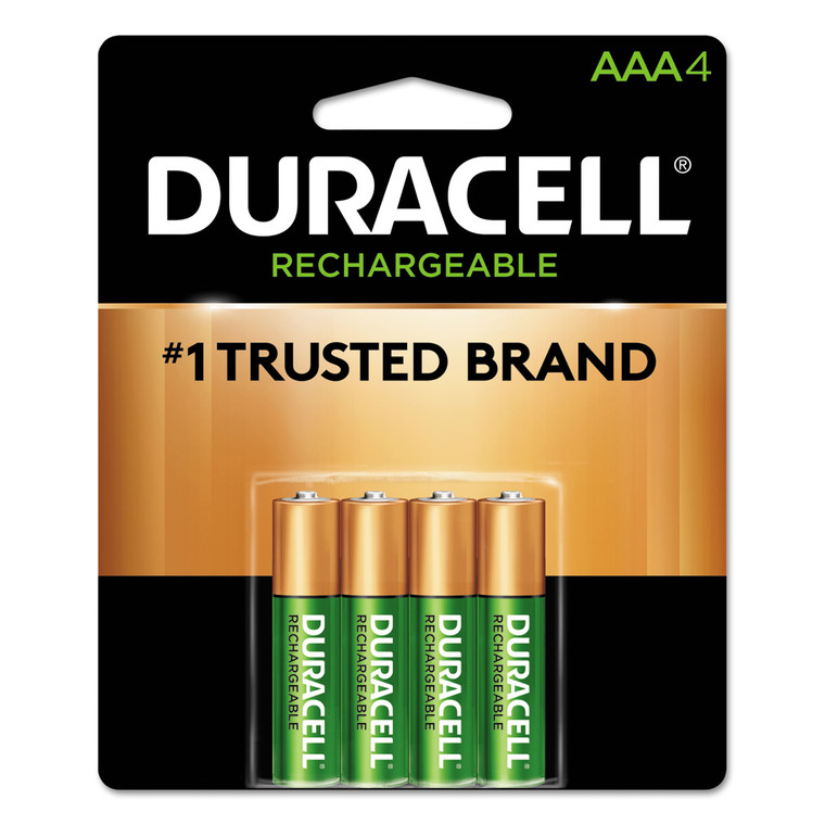 Rechargeable Staycharged Nimh Batteries, Aaa, 4/pack - DURNLAAA4BCD