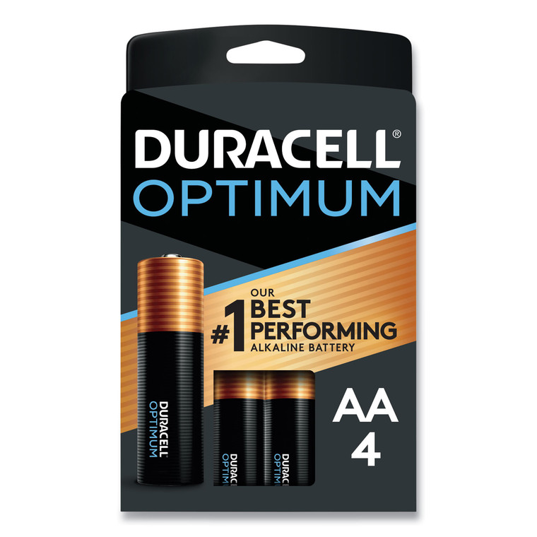 Optimum Alkaline Aa Batteries, 4/pack - DUROPT1500B4PRT