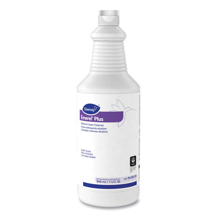 Emerel Plus Cream Cleanser, Odorless, 32 Oz Squeeze Bottle, 12/carton - DVO94496138