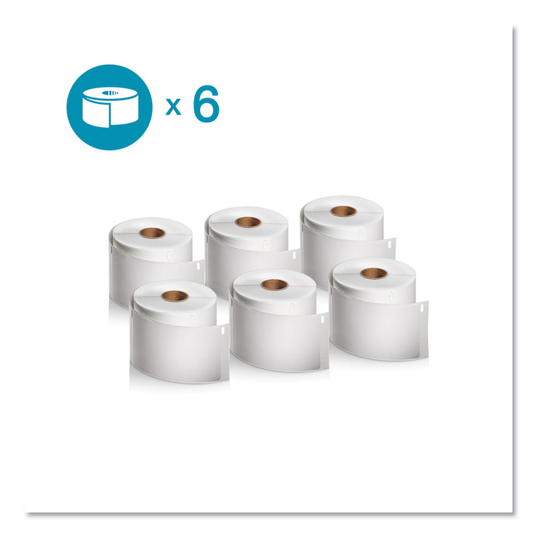 Lw Shipping Labels, 2.31" X 4", White, 300/roll, 6 Rolls/pack - DYM2050765