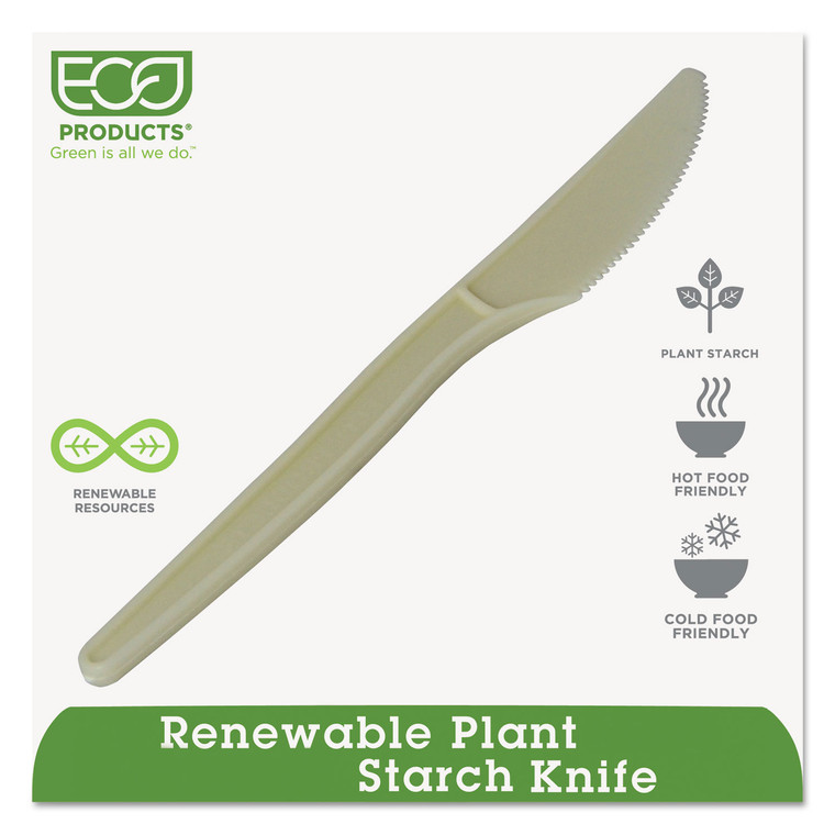 Plant Starch Knife - 7", 50/pack - ECOEPS001PK