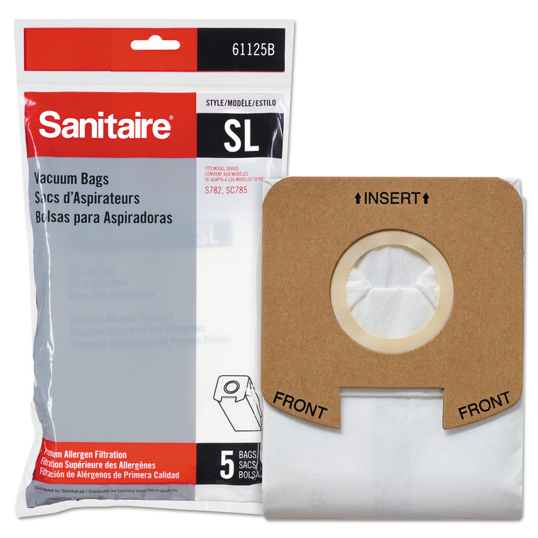 Disposable Bags For Sanitaire Multi-Pro 2 Motor Lightweight Upright Vac, 5/pack - EUR61125B10