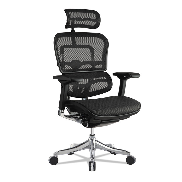 Ergohuman Elite High-Back Chair, 18.1" To 21.6" Seat Height, Black - EUTME22ERGLTN15