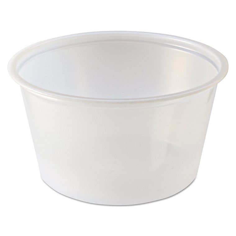 Portion Cups, 2 Oz, Clear, 250 Sleeves, 10 Sleeves/carton - FABPC200