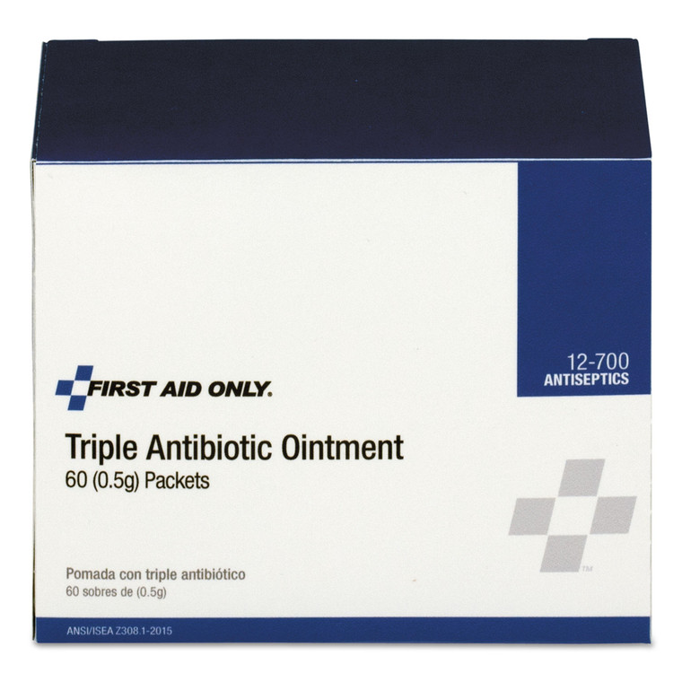 Triple Antibiotic Ointment, 0.5 G Packet, 60/box - FAO12700