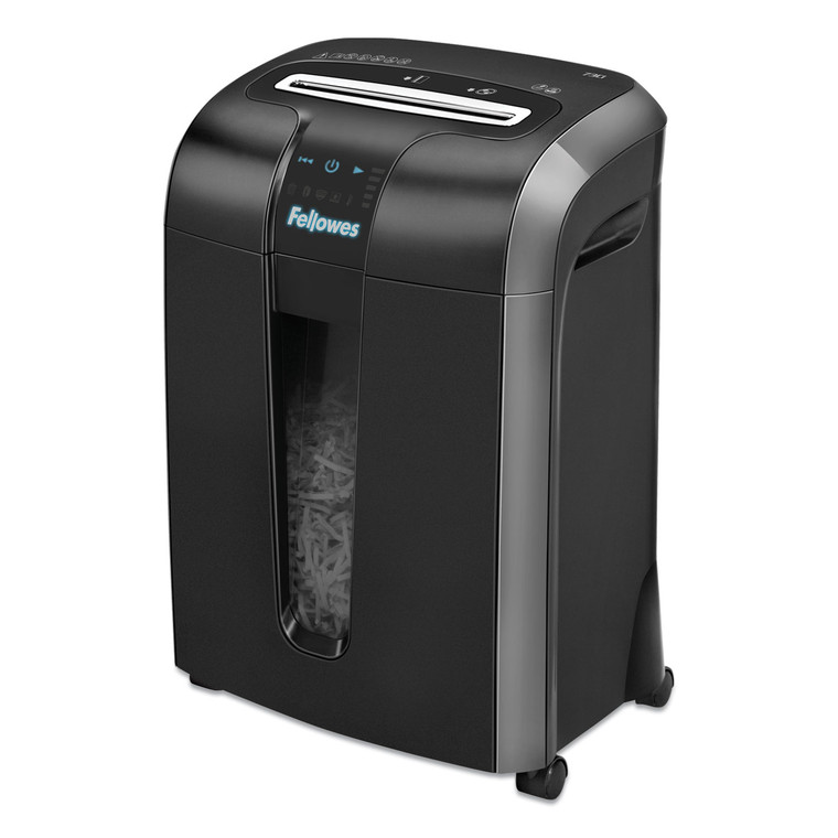 Powershred 73ci 100% Jam Proof Cross-Cut Shredder, 12 Manual Sheet Capacity - FEL4601001