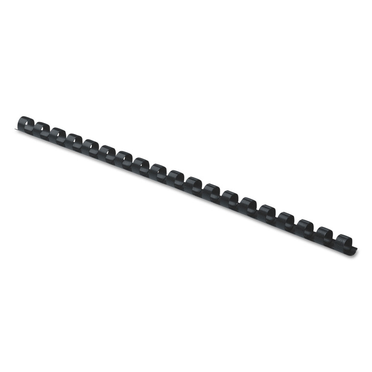 Plastic Comb Bindings, 5/16" Diameter, 40 Sheet Capacity, Black, 25 Combs/pack - FEL52321