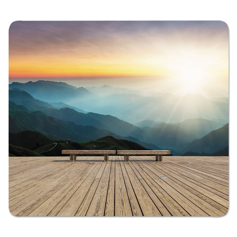 Recycled Mouse Pads, Mountain Design, 9 X 8 - FEL5916201
