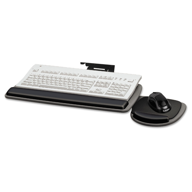 Adjustable Standard Keyboard Platform, 20.25w X 11.13d, Graphite/black - FEL93841