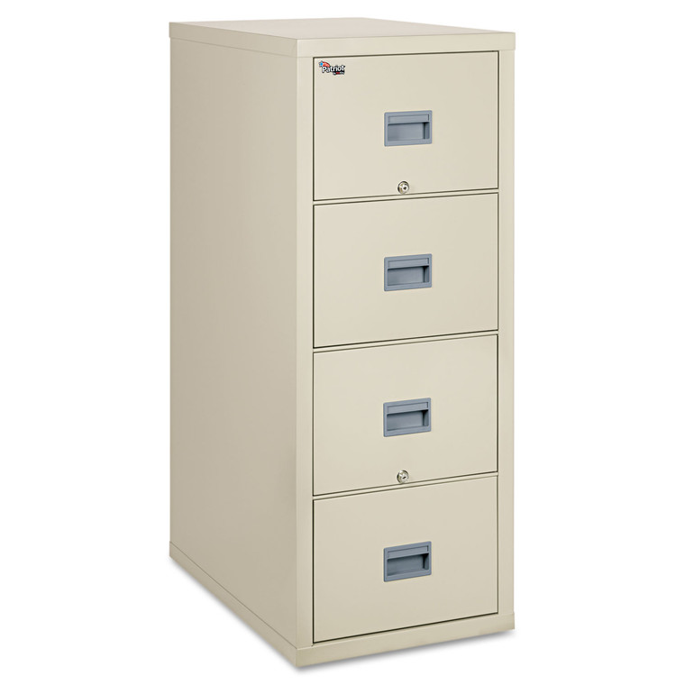 Patriot By Fireking Insulated Fire File, 1-Hour Fire Protection, 4 Legal-Size File Drawers, Parchment, 20.75 X 31.63 X 52.75 - FIR4P2131CPA