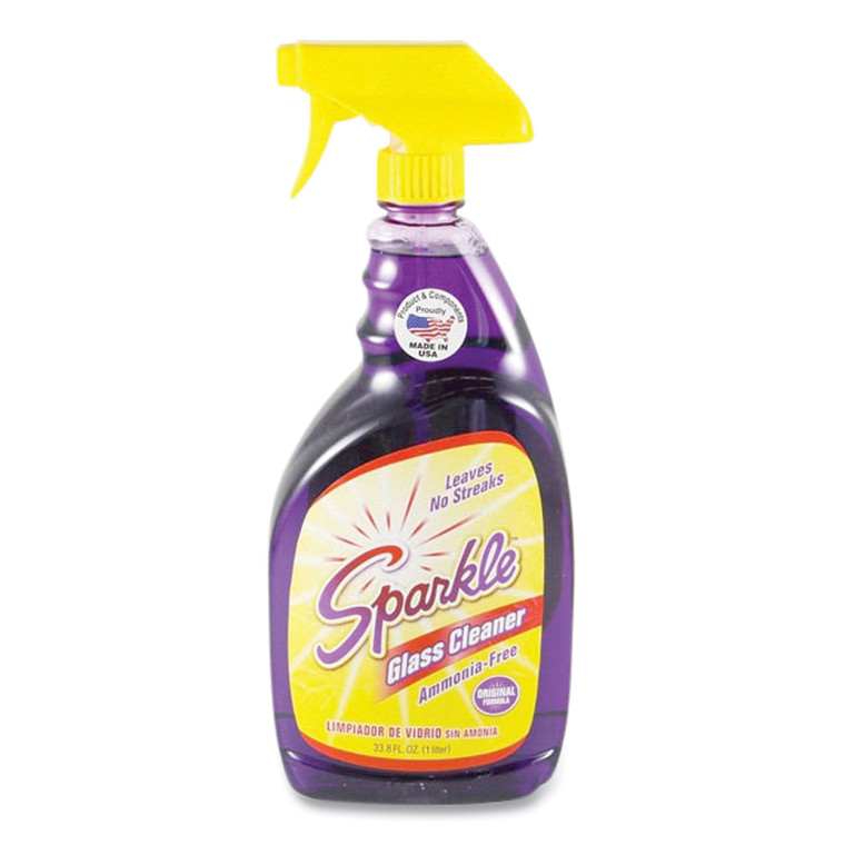 Glass Cleaner, 33.8 Oz Spray Bottle - FUN20345