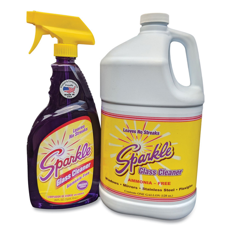 Glass Cleaner, One Trigger Bottle And One Gal Refill - FUN20515
