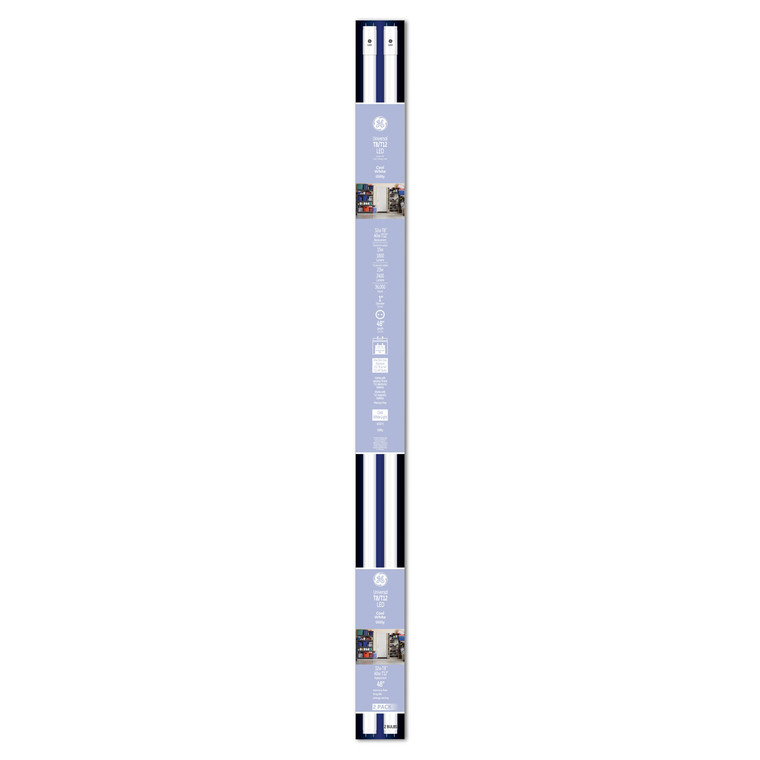 48" T8/t12, 40 W, T8 Tube, Cool White, 6/carton - GEL37168