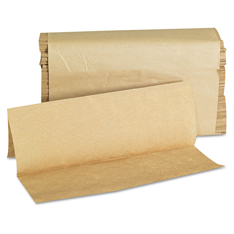 Folded Paper Towels, Multifold, 9 X 9 9/20, Natural, 250 Towels/pk, 16 Packs/ct - GEN1508