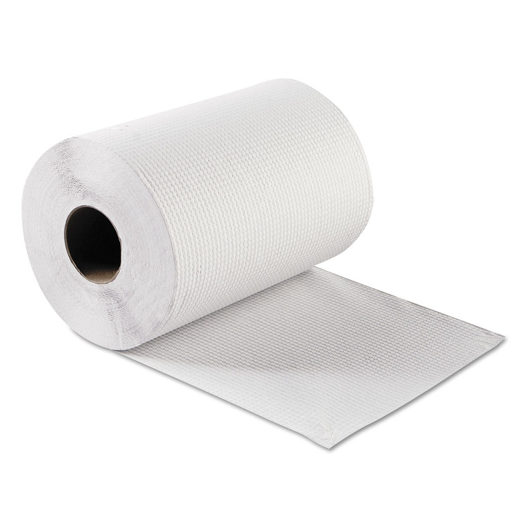 Hardwound Roll Towels, White, 8" X 300 Ft, 12 Rolls/carton - GEN1803